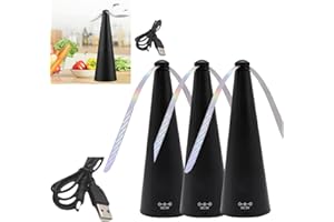 OALYGEI 3 Pièces Ventilateurs Anti-Mouches pour Table - Ventilateur Anti Mouche USB, Ventilateurs Anti-moustiques Silencieux, Éloignez Les Mouches Et Les Insectes De Vos Aliments
