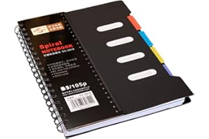 Gadpiparty Cahier À Spirale Cahier De Journal À Spirale De 9 X 6 Pouces 105 Pages Cahier De Journal Intime Sujets Cahiers Pour Réunions De Bureau Notes D'affaires Fournitures Scolaires De