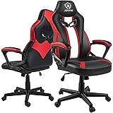 JOYFLY Sedia Gaming Ergonomica Poltrona Gaming con Supporto Lombare Pelle di PU Poltrona per Gamer con Altezza Regolabile, Ad
