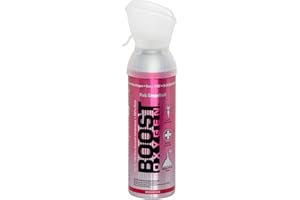 Boost Oxygen Cylinder - Portable Oxygen Cylinder for Breathing Up to 100 Uses | Pink Grapefruit Pure Oxygen Can Promotes Free Breathing, assists with Hangovers, Colds, & Revitalizes Lungs 5L