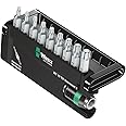Wera 05057115001 Bit-Check Set 8667-9/Z Extra-tough with Rapidaptorfor Drill/Drivers, Metal Jointing, Torx TX6-40 10pc