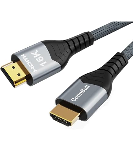 Silkland 16K DisplayPort Kabel 2.1 50CM [VESA-Zertifiziert], 8K@240Hz 4K@540Hz/360Hz/240Hz DP 2.1 Kabel 16K, HDR FreeSync G-Sync HDCP DSC 40Gbps für PC, Gaming-Monitor, Grafikkarte 5090 7900XTX