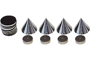 SINTRON Pinchos de Dynavox Sub W absorber 0772.02749, Juego de 4/Chrome