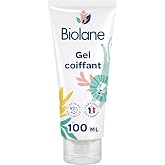 biolane Hair Gel 100ml | Permanently fixed, fine hair, sugar based, 98% natural origin, made in France