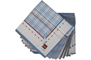 Confezione scatola 12 fazzoletti cm.45x45 SKIATORE PEROFIL articolo V037, Stampato,