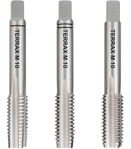 EXACT Handgewindebohrer Satz M12x1,75 - HSS, Links, DIN352, 3-teilig