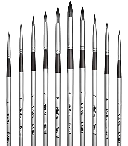 Paintersisters® Soft rond penseel maat 18, aquarelpenseel met