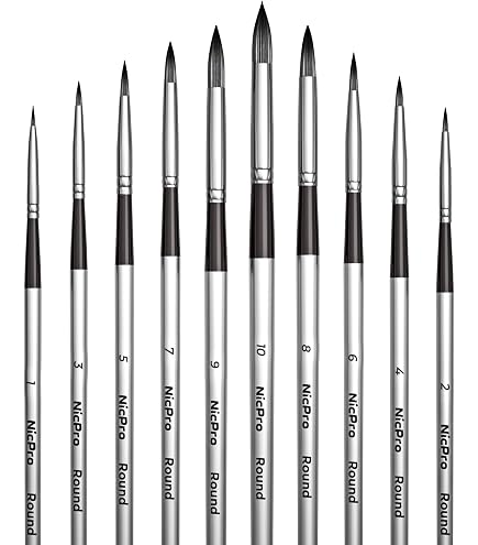thumbnail image 2 of Cobra Oil Color Brush Set Series 215 (No. 10-16) - LastPrice 2 of 13