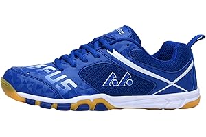 KRAFTPAID Badminton Squash Shoes,Table Tennis Sneakers,Volleyball Pickleball Sneakers,Unisex Badminton Shoe,Lightweight Court Tennis Shoes,Comfortable Racketball Volleyball Sneaker Shoes For Men Women