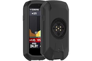 Rojeuinn adatto per accessori G armin Edge 1050 2024, custodia protettiva in silicone Edge 1050, antipolvere,antigoccia -Nero