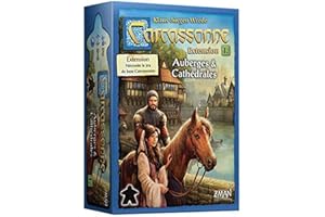 ASMODEE Z-Man Games - Carcasonne - Extensión 1 Hostales y Catedrales - Juego de Mesa - A Partir de 7 años - 2 a 6 Jugadores - 40 Minutos