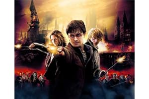 DVBQQWE Kit de peinture diamant pour adultes Harry Potter - Peinture diamant 5D avec diamants - Kit de peinture par numéro avec strass - 30,5 x 40,6 cm