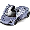 iPariser Toy Cars McLaren 720s Model Blue Alloy Collectibles Die-cast Vehicles with Sound and Light