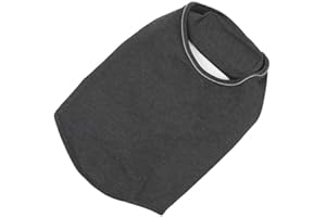 CUQUE Verrückter Dark ThunderShirt Stress Hund ThunderShirt, Keep Calm Grey Pet Anti-Angst-Jacke, Katzen für Pet Puppy Small Dogs(S)