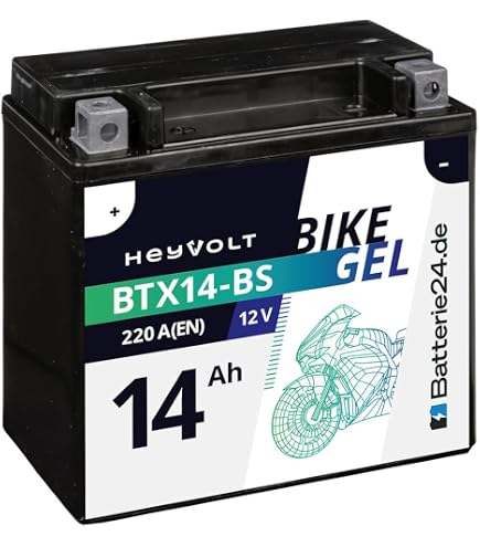 Batteria YTX14-BS Gel Per BMW R1200 GS 2013-2018 – 12V 12Ah, Pronta All’uso, Marchio Bosch