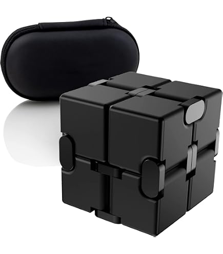 Fidget Slider per adulti, giocattolo in metallo, portatile, per adulti, a 3 strati, in metallo, per alleviare lo stress