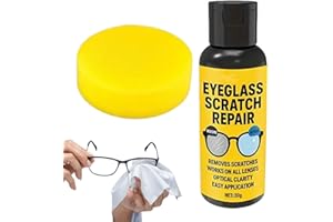 JINGMIGER 30g Brillenkratzentferner - Spiegel Politur Reiniger - Brillengläser-Spray, Kratzer Lösung, Reinigungsspray Entferner Kratzer Linsen