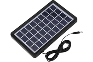ASHATA Richer-R Solar Panel, 9V 3W Solar Board Waterproof 93% Light Transmittance Poly Silicon Solar Cell