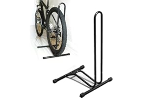 FCOUMY Soporte de Suelo Vertical Independiente para Bicicleta - Ahorro de Espacio para Bicicletas de Montaña y Carretera