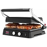Taurus - Sandwich Maker Grill 2600W, 2 in 1 Iron, Non-stick, 29 x 23 cm | Dual Heat Tech System, Adjustable Thermostat and Ti