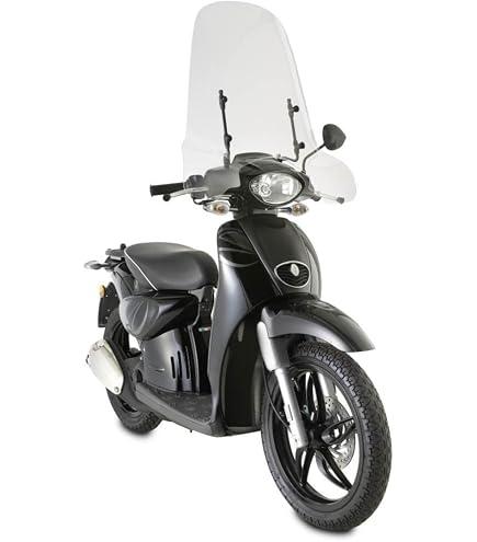 Cupolino Kappa Per Piaggio Beverly 500 (03-07): Parabrezza Specifico Trasparente 43,5x70 Cm, Da Abbinare Ad Attacchi A103AK, Made In Italy