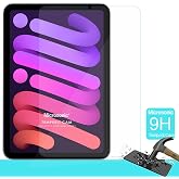 Microsonic Apple iPad Mini 7 (A2993-A2995) Temperli Cam Ekran Koruyucu [iPad Mini 7 ile Uyumlu Ekran Koruyucu - Şeffaf]