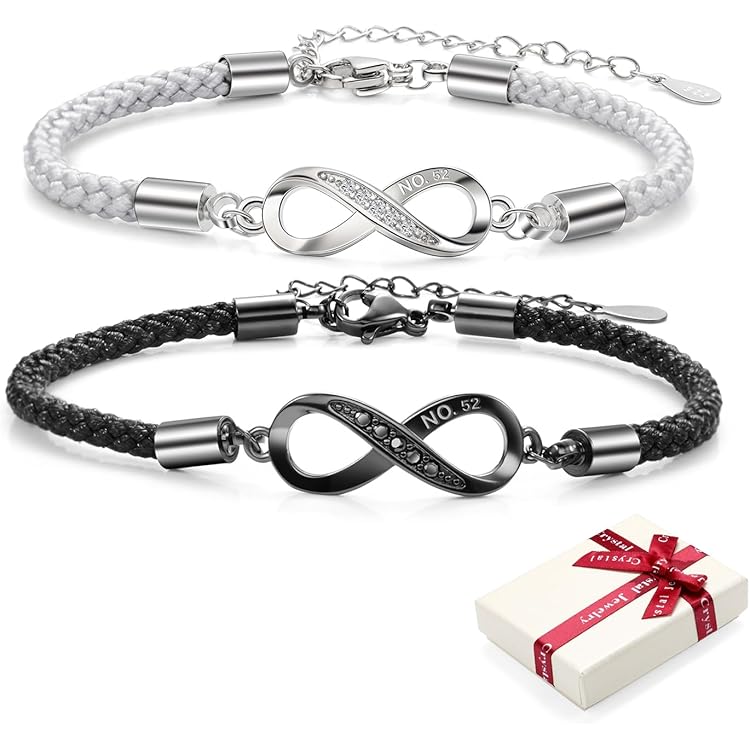 4 Stück Yin Yang Halskette Armband Set Yin Yang Pärchen Armband Kordel