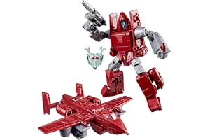 Transformers Age of the Primes Autobot Powerglide, omvandlingsbar Deluxe Class-actionfigur på 11 cm, robotleksaker för barn f