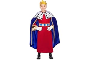 My Other Me Disfraz de Rey Mago Azul para niño talla 5-6 AÑOS