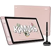 HUION Kamvas 13 Gen3 2024 Graphic Tablet with Screen, 13.3 Inches | 13.3 Inches, 16384 Levels, PenTech 4.0, Glass Canvas, Dou
