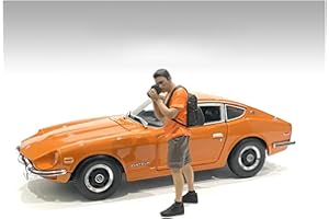 AMERICAN DIORAMA- Voiture Miniature de Collection, 76294, Orange/Brown