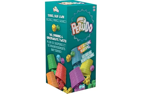Asmodee | Perudo (ny version) | Brädspel | för vuxna och barn | från 8 år | skaka, prata, vinna | tärning och bluffspel | 2 till 6 spelare