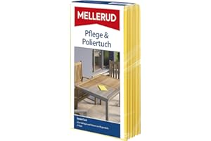 MELLERUD Pflege & Poliertuch | 3er Pack | Ideal zum Auftragen und Polieren von Versiegelungen, Polituren, Ölen, Imprägnierungen und Wachsen | Kratzfrei und Waschbar