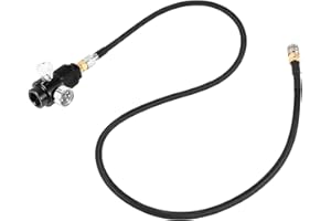 Giilayky Regolatore con Tubo Flessibile Remoto FLEX da 100 Cm da 0-200 Psi un Cilindro per Serbatoio HP2 Co2