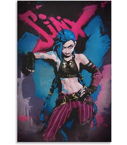 Poster Arcane LOL Poster Toile Arcane LOL - Décoration Murale Gamer 20x30cm Pour Chambre, Salon Ou Bureau Tableau Arcane