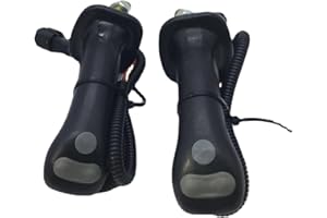Buachois 2 Stück Bagger Joystick Griffe, Ergonomischer Metall Griff Präzise Steuerung Knopf Griff mit Langlebiger Hebel Handgefühl für DX225/DH225-9 DH300-9
