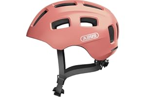 ‎ABUS ABUS Youn-I 2.0 kask rowerowy z oświetleniem dla dzieci, młodzieży i młodych dorosłych – dla dziewcząt i chłopców