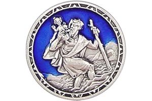 KVN Placa de San Cristóbal azul magnética