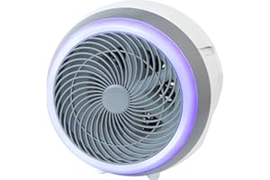 Beldray EH3351VDE Arctic Dome Ventilateur Rafraîchisseur Refroidisseur d'Air Personnel - Prise EU, Design Portable, Éclairage d'Ambiance à LED, Diffuseur d'Arômes, 3 Réglages de Vitesse, 10 W