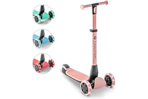 Y-VOLUTION Yvolution Patinete YGlider Nua Rosa de 3 Ruedas