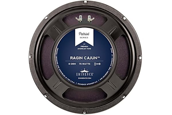 Eminence Patriot Ragin Cajun Haut-Parleur pour Guitare 25,4 cm 75 W à 8 Ohms Noir (RAGINCAJUN)
