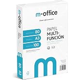 A3 80 g Pack of 100 Sheets Multifunction Paper for Inkjet and Laser Printer, A3 Sheets 297 x 420 mm, Ideal for Office and Hom