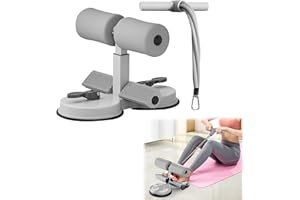 JUMBENA Sit Up Trainingsgeräte, Sit Up Maschine mit Saugnäpfen, Sit Up Assistant Gerät, Stabile Bauchassistent Sit Ups Bar mit Saugnapfhalter, Home Workout, Bauchtraining