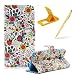 Produktbild Für Samsung Galaxy J5(2015 Modell) Handyhülle Brieftasche Lederhülle Case,Bookstyle Magnet PU Leder Standfunktion Kompletter Schutz Kartenfach Wallet Cover für Samsung Galaxy J5(2015 Modell),Herzzer Mode Gute Qualität [Sonnenblume Muster] Schutztasche Schutzhülle Handyschale Hülle Flip Case Cover für Samsung Galaxy J5(2015 Modell) + 1 x Frei Gelb Handy Halterung Ständer + 1 x Frei Gelb Touch Pen Stift Stylus