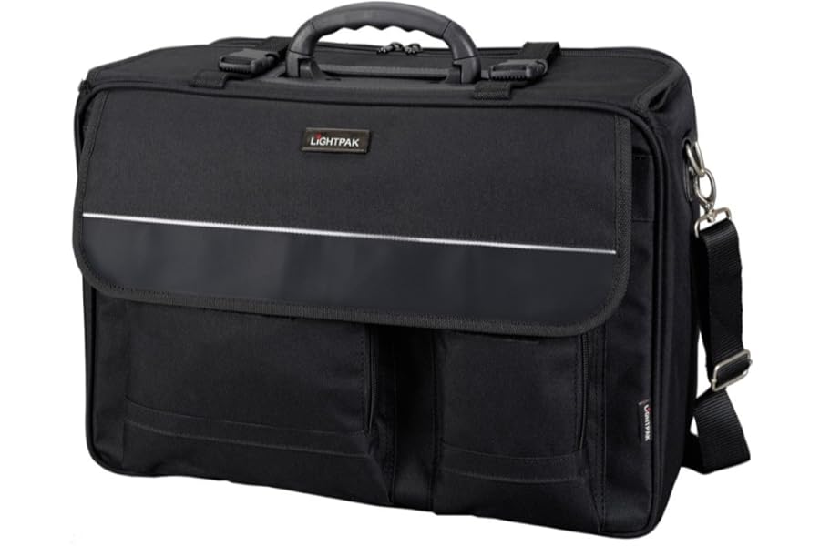 Lightpak - 46008 THE FLIGHT - pilot case overnight, nylon, black