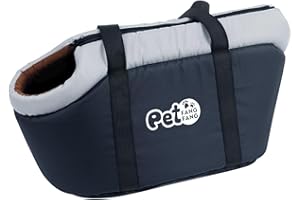 PENLIMLY Borsa a Tracolla per Cani, Getti Trasportini Cane Traspiranti con Cuscino Rimovibile, Borsa da Viaggio per Passeggio, Picnic, Shopping, Escursionismo