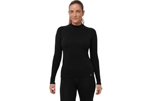 DANISH ENDURANCE Merinoull Varma Damtröjor, 250 GSM | Baslagerströja för Damer, Luktresistent och Isolerande, Mulesing-Fri, f