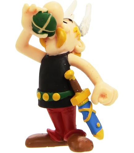 Plastoy Asterix Figur, 6,5 Cm – Kampfbereit, Kunststoff, Sammlerfigur Aus Dem Asterix-Comic