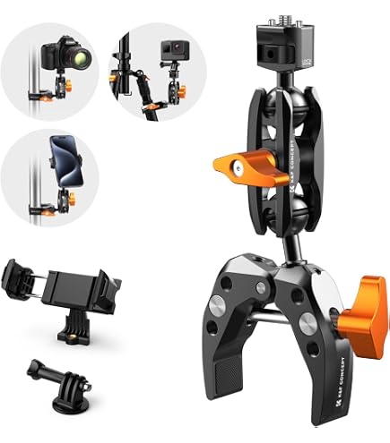 CAMOLO 3-in-1 Telefoonhouder Met Statiefadapter – Voor GoPro, Cold Shoe En 1/4 Inch Schroef – Universeel