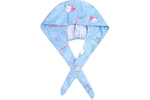 KESYOO Bouffant Scrub Cap Cotton Surgeon Cap Doctor Nurse Scrub Hat Absorbing Sweatband Adjustable Working Hat